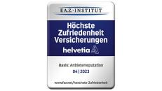 F.A.Z.-Institut: Höchste Zufriedenheit bei Versicherungskunden 2023